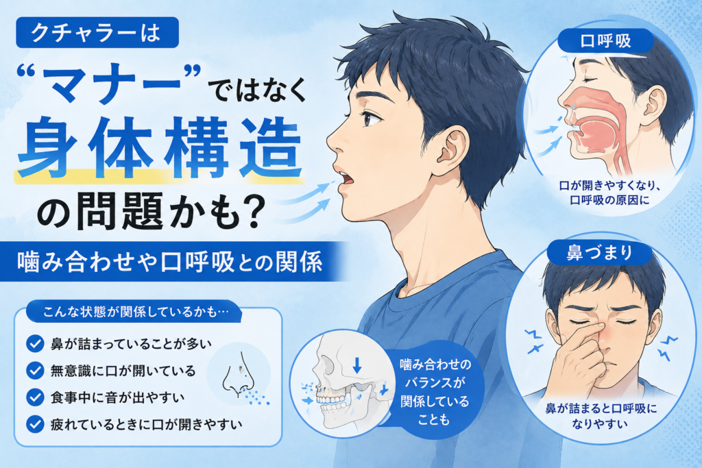 クチャラー口呼吸・鼻づまり