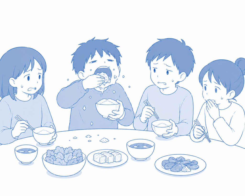 食べ方が汚い人